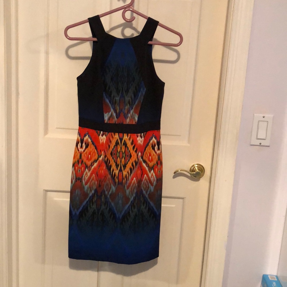 Muse Ikat Print Sheath Dress